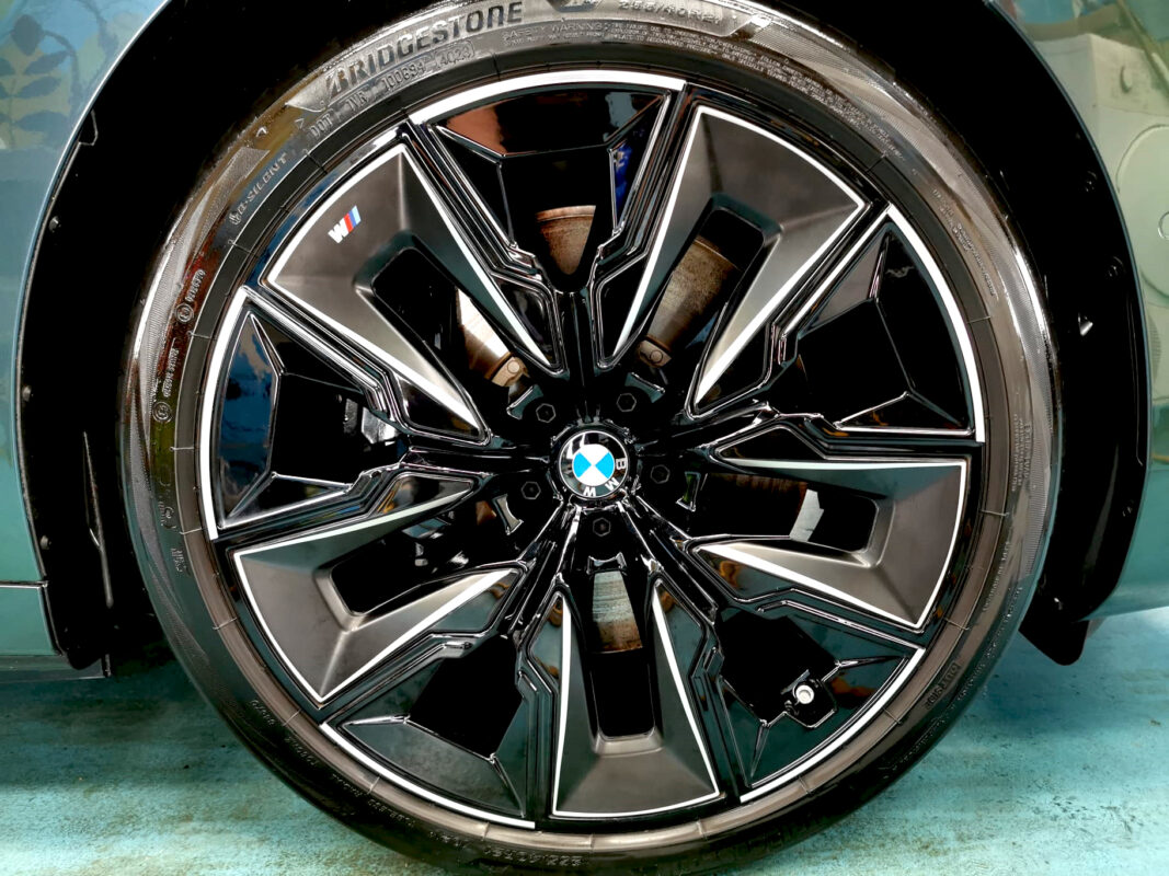 The BMW i7, finished and ready for collection.