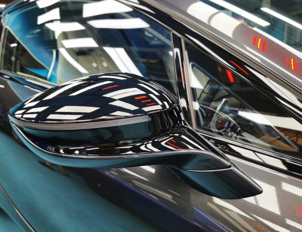 Detail of the bodywork sealed with ZeTough Ceramic.