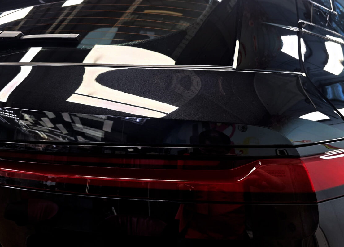 The BMW iX after its ZeTough coating.