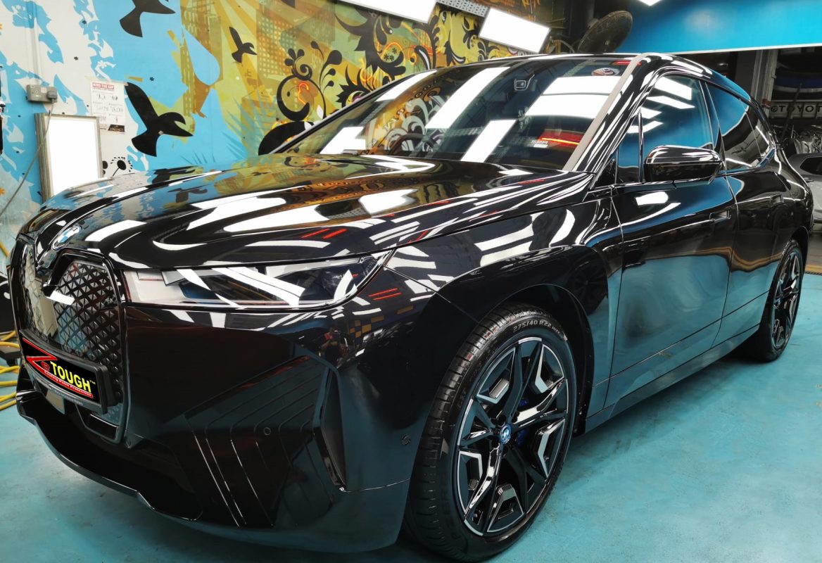 BMW iX, sealed with ZeTough Titanium at Revol Carz.