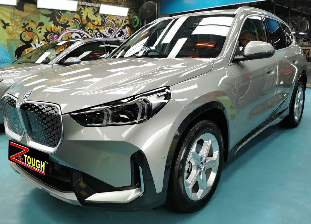 BMW iX1, sealed with ZeTough Ceramic at Revol Carz.