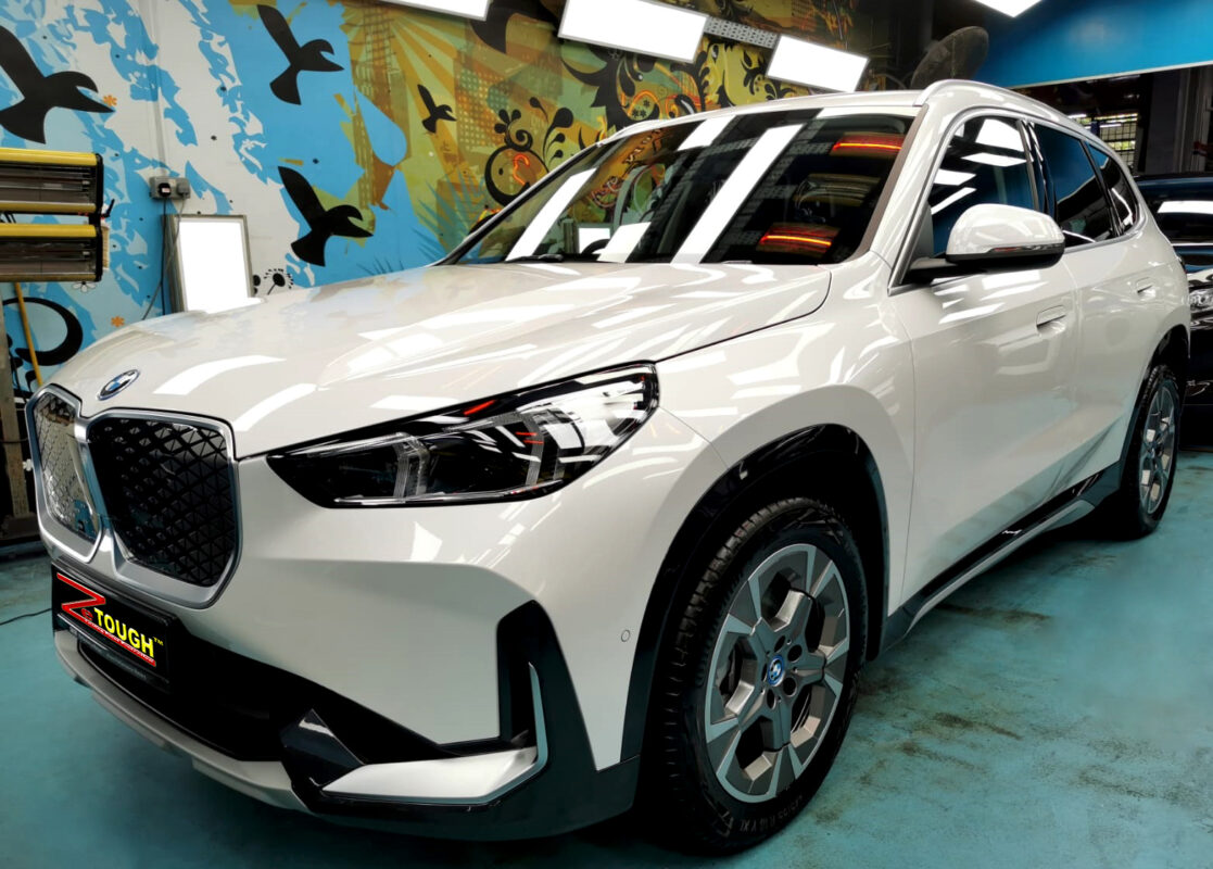 BMW iX1, sealed with ZeTough Ceramic at Revol Carz.