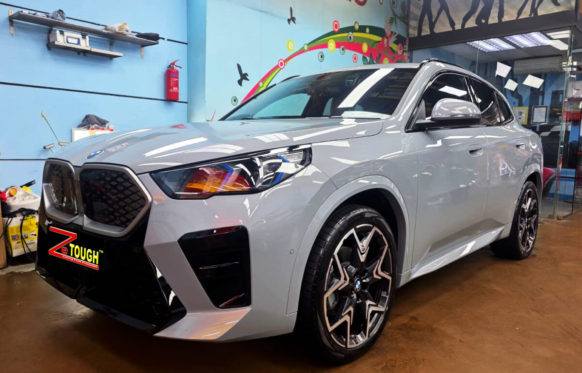 BMW iX2, sealed with ZeTough Titanium at Revol Carz.