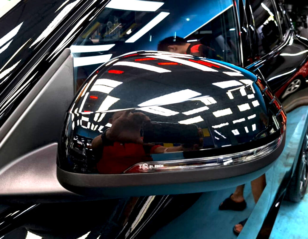 Detailed exterior of the BMW iX2.