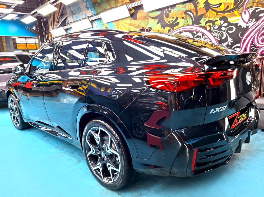 The BMW iX2 after its ZeTough coating.