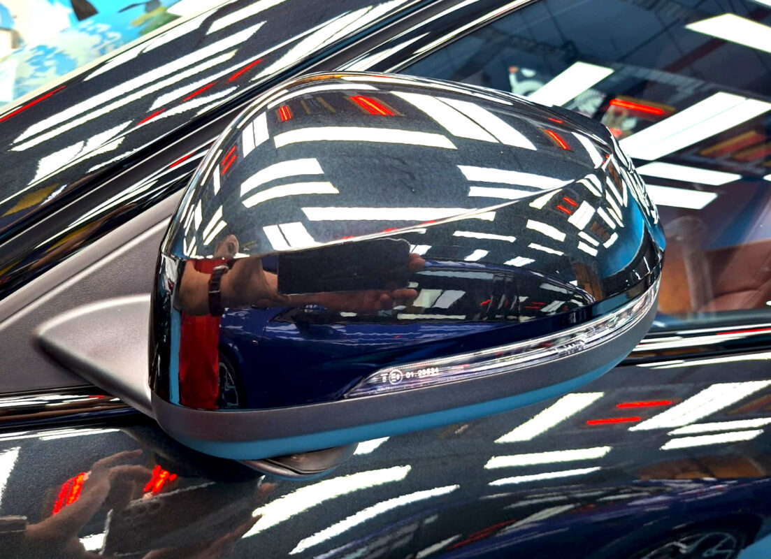 Detailed exterior of the BMW iX2.