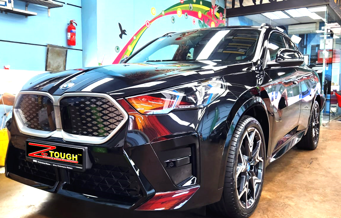 BMW iX2, sealed with ZeTough Titanium at Revol Carz.