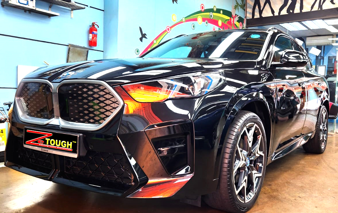 BMW iX2, sealed with ZeTough Ceramic at Revol Carz.