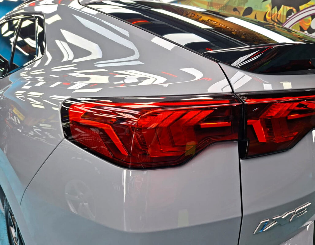 The BMW iX2 after its ZeTough coating.