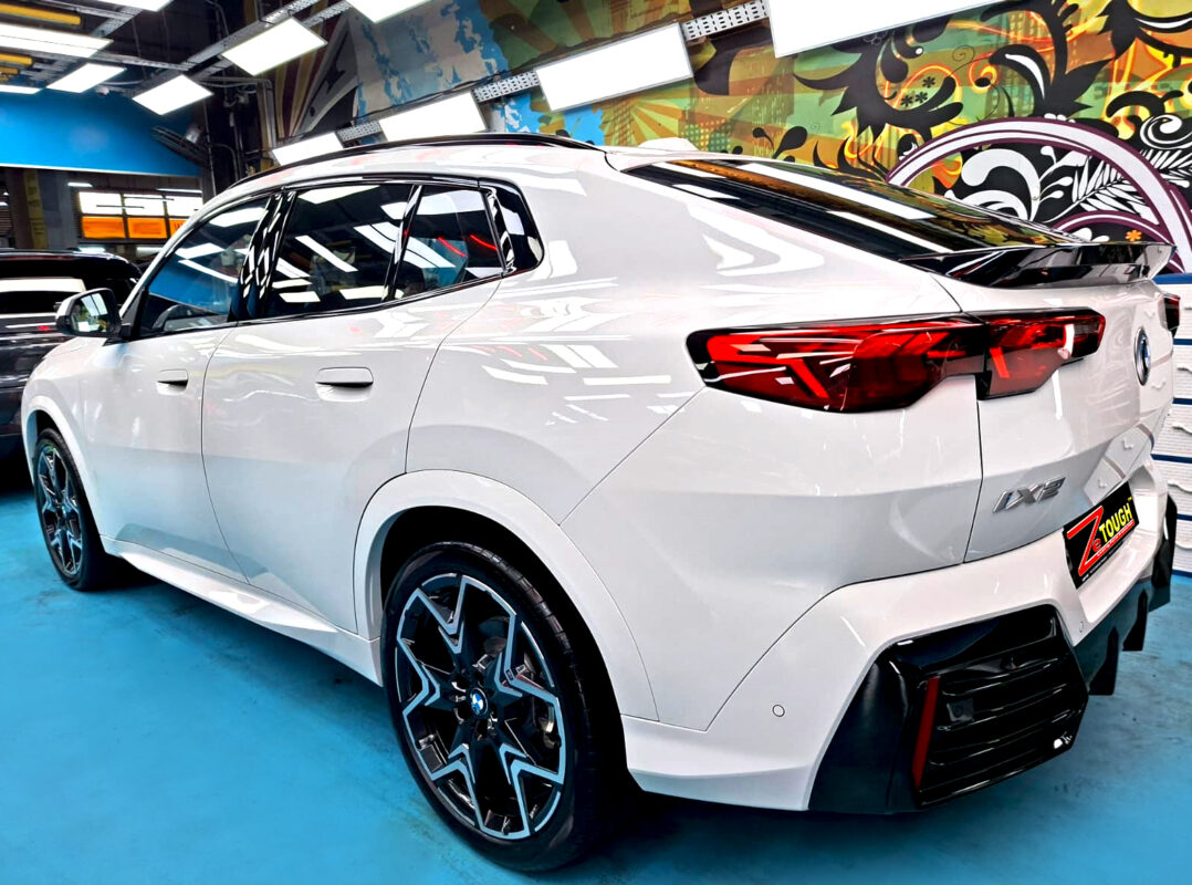 The BMW iX2 after its ZeTough coating.