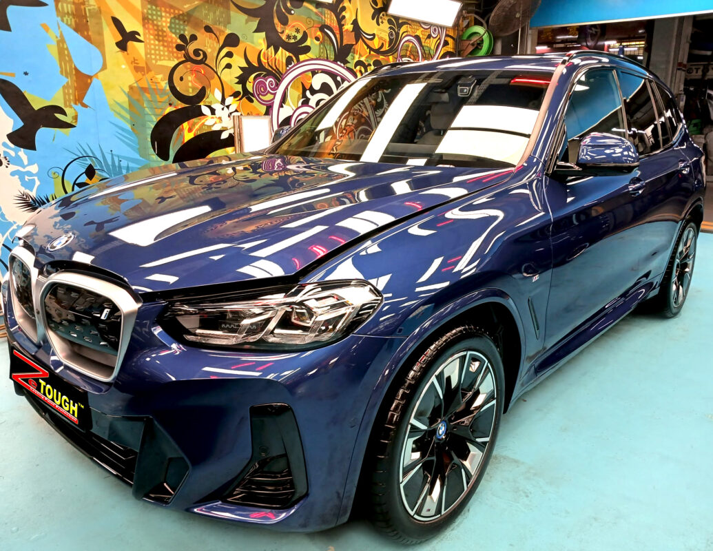 BMW iX3, sealed with ZeTough Ceramic at Revol Carz.