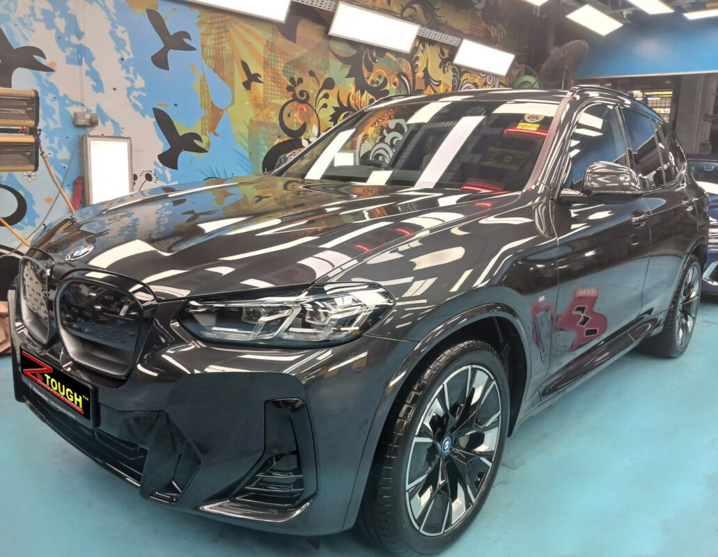 BMW iX3, sealed with ZeTough Titanium at Revol Carz.