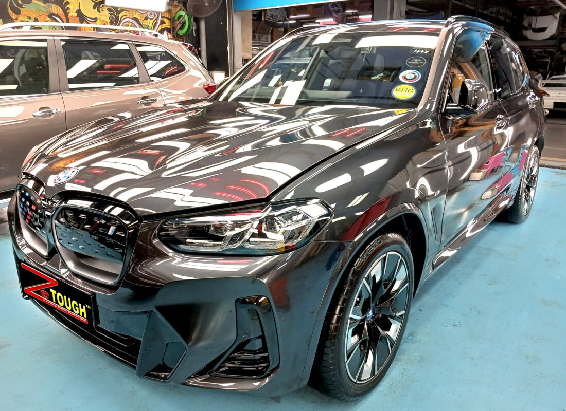 BMW iX3, sealed with ZeTough Titanium at Revol Carz.