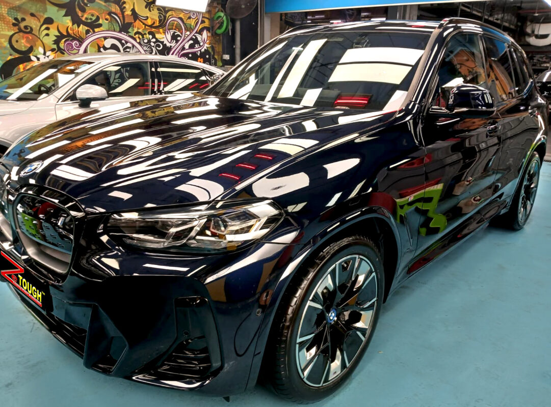 BMW iX3, sealed with ZeTough Ceramic at Revol Carz.