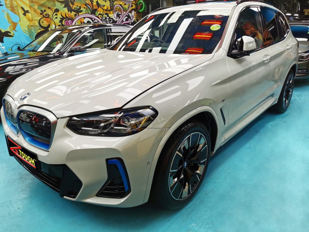 BMW iX3, sealed with ZeTough Titanium at Revol Carz.