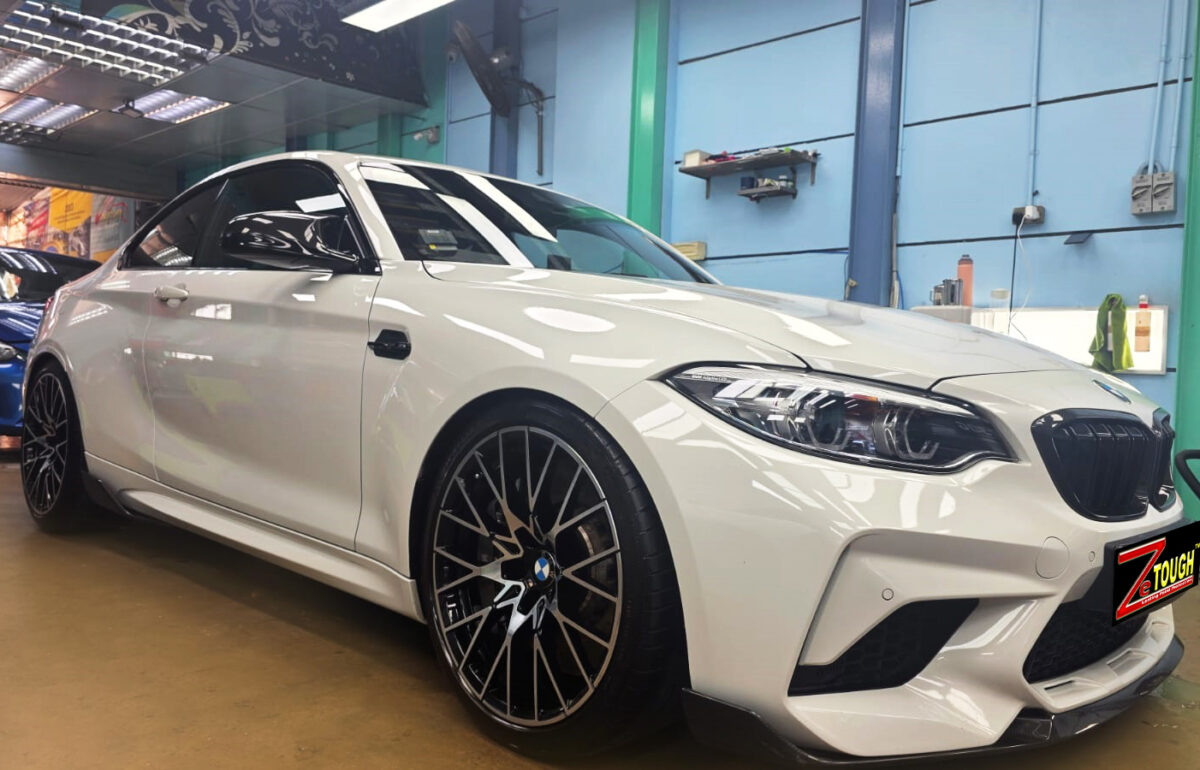 BMW M2, sealed with ZeTough Ceramic at Revol Carz.