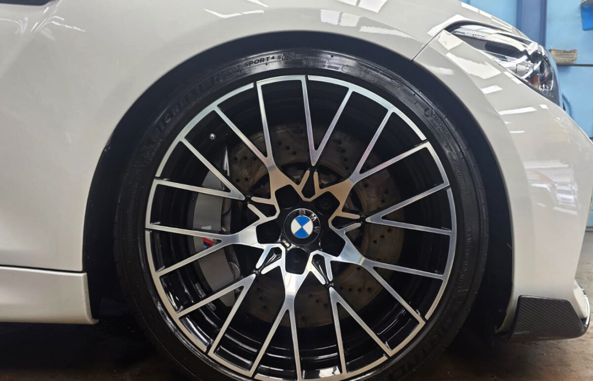 The BMW M2, finished and ready for collection.