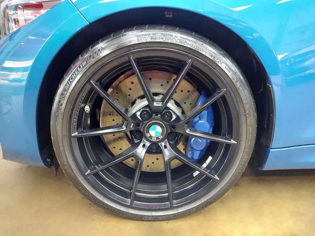 The BMW M2, finished and ready for collection.