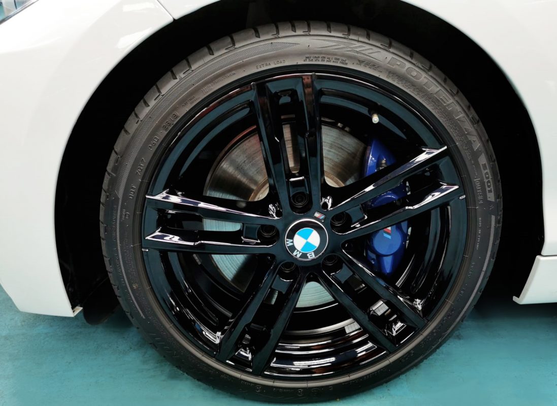 The BMW M240i, finished and ready for collection.