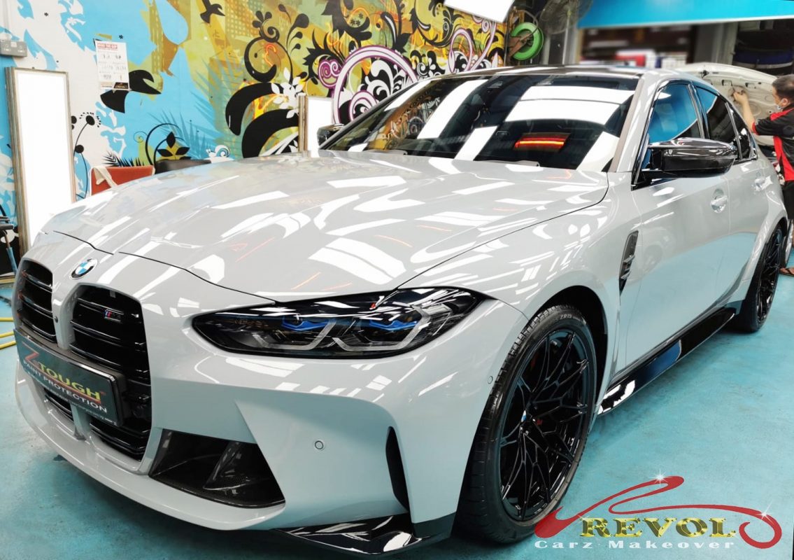 BMW M3 Competition, sealed with ZeTough Ceramic at Revol Carz.
