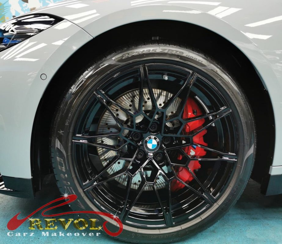 The M3 Competition, finished and ready for collection.