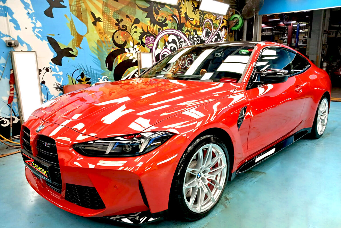 BMW M4, sealed with ZeTough Titanium at Revol Carz.