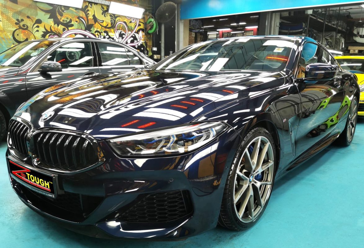 BMW M850i, sealed with ZeTough Ceramic at Revol Carz.