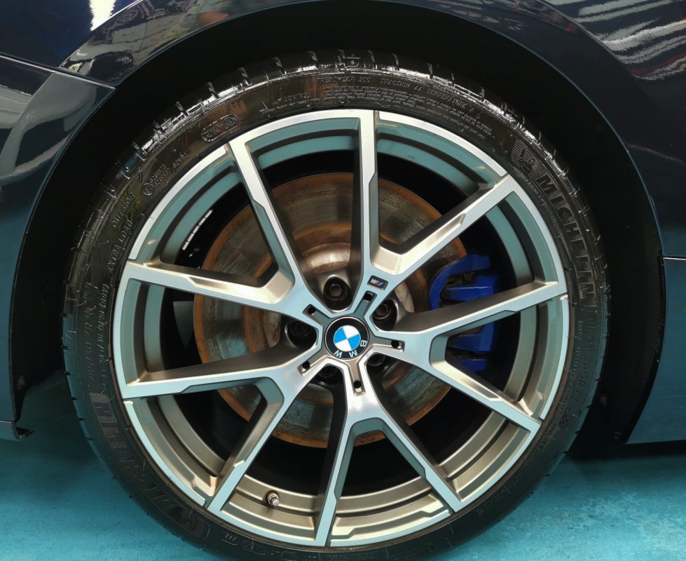 The BMW M850i, finished and ready for collection.
