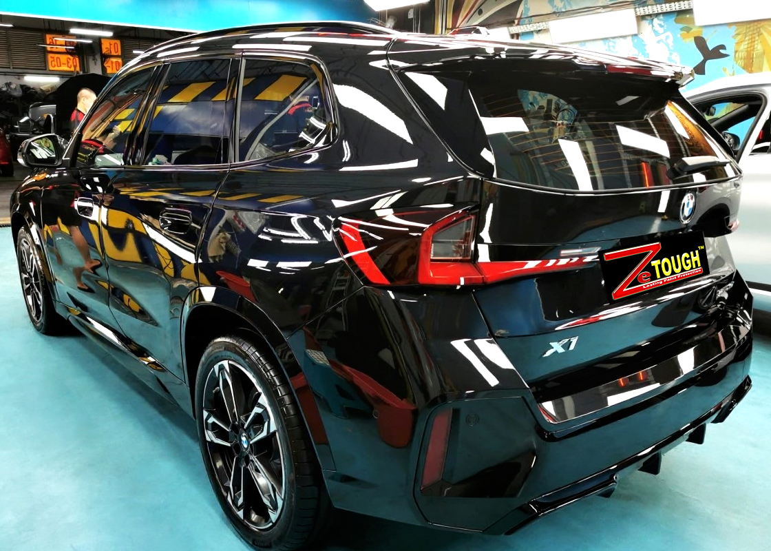 The BMW X1 after its ZeTough coating.