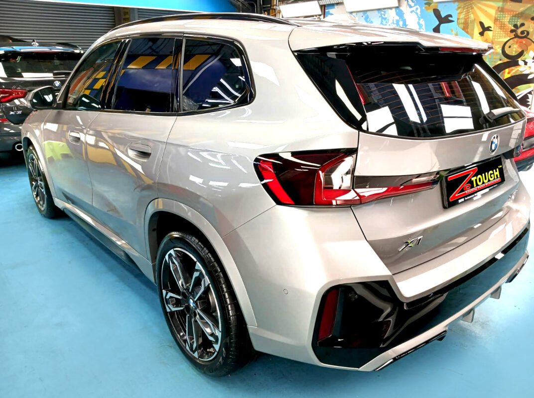 The BMW X1 after its ZeTough coating.