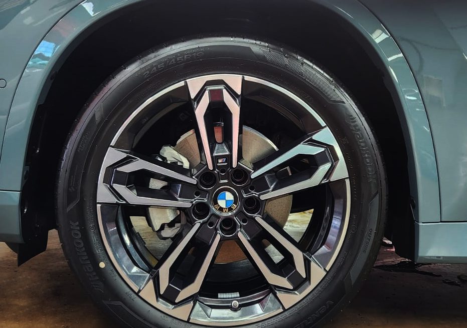 The BMW X1, finished and ready for collection.