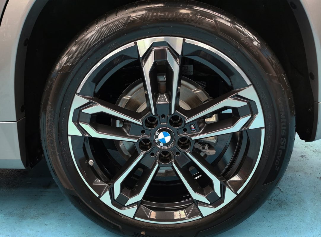 The BMW X1, finished and ready for collection.