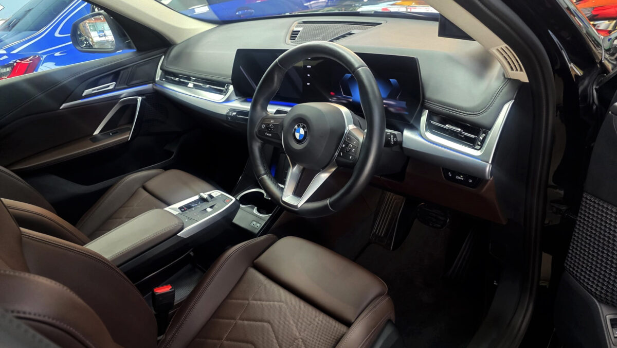 The BMW X1's protected, high-gloss finish.