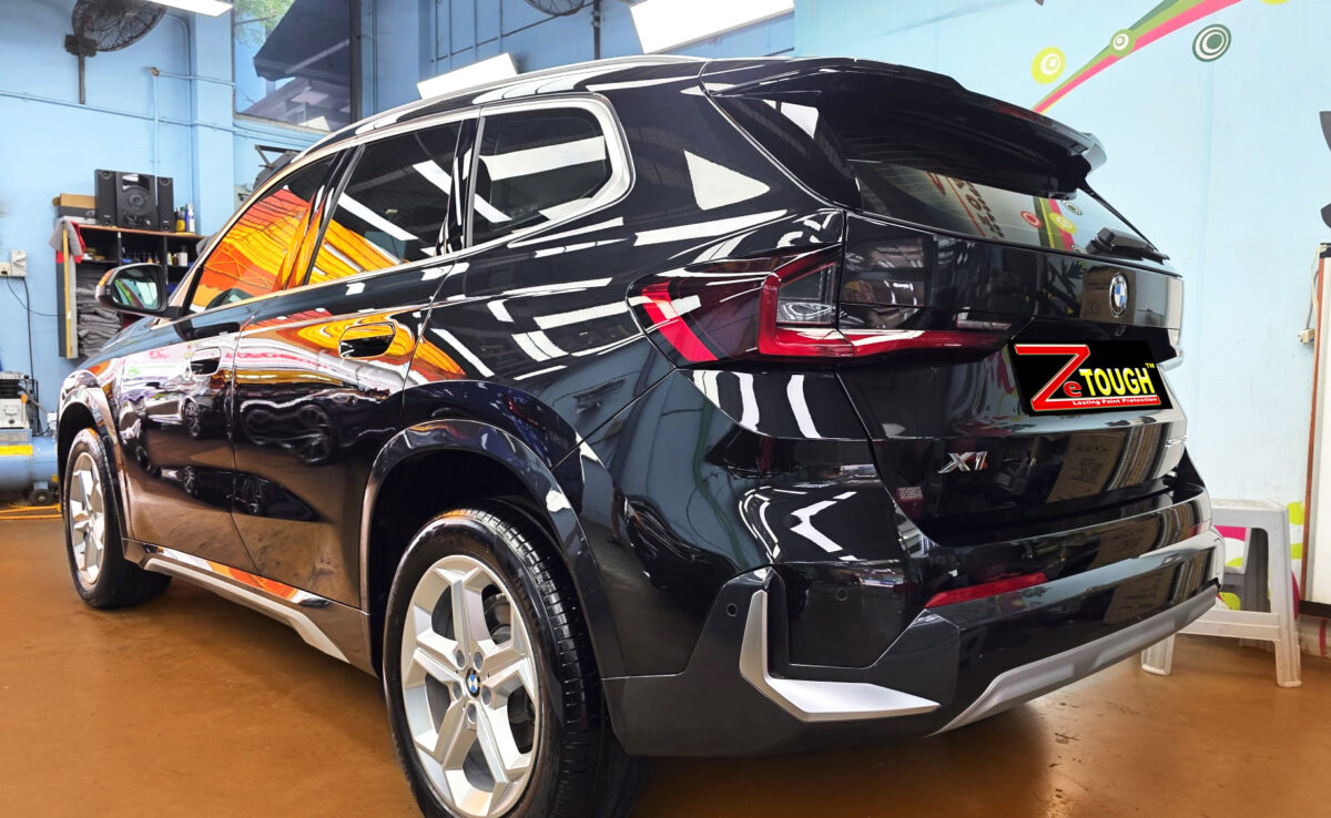 The BMW X1 after its ZeTough coating.