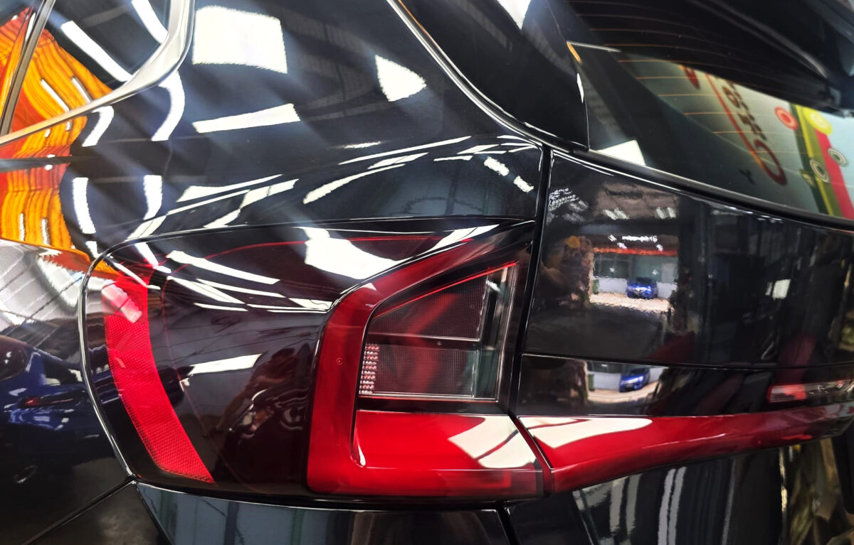 The finished BMW X1, glossy and protected.