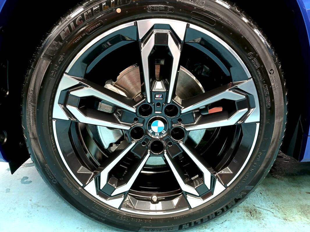 The BMW X1, finished and ready for collection.