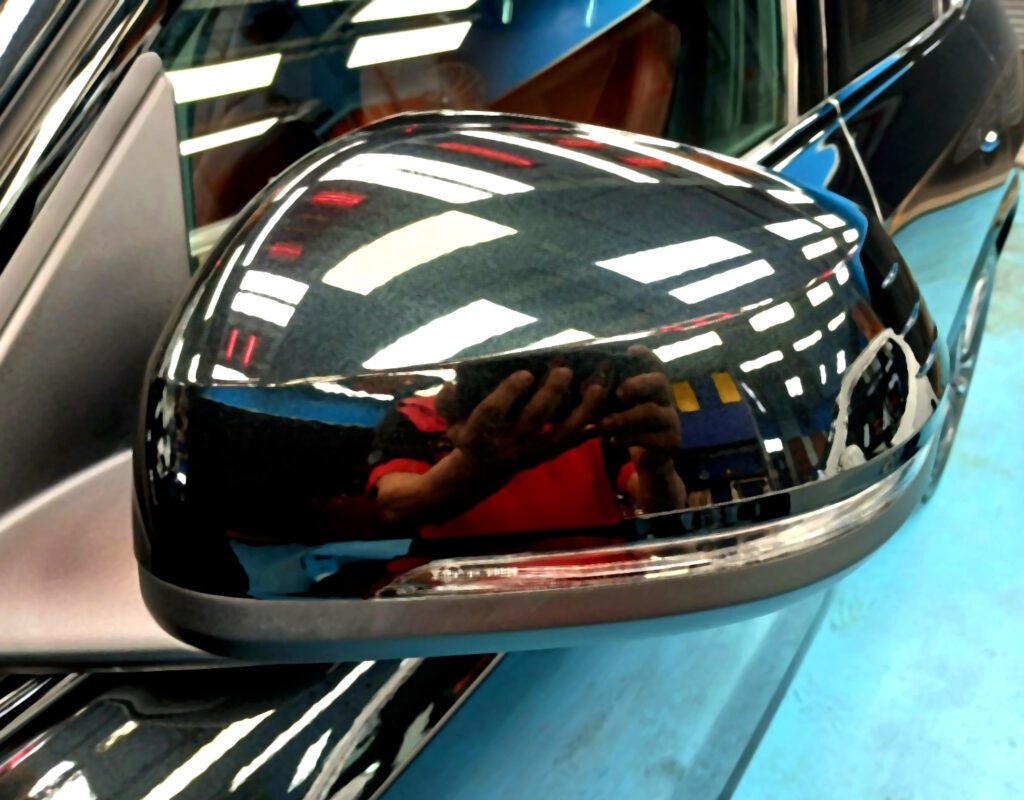 Detailed exterior of the BMW X1.