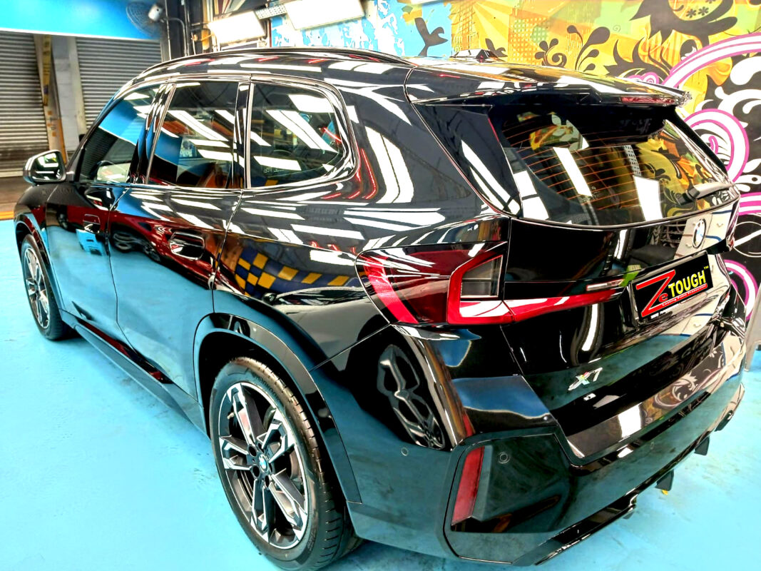 The BMW X1 after its ZeTough coating.