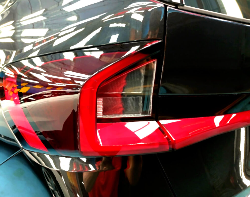 The finished BMW X1, glossy and protected.