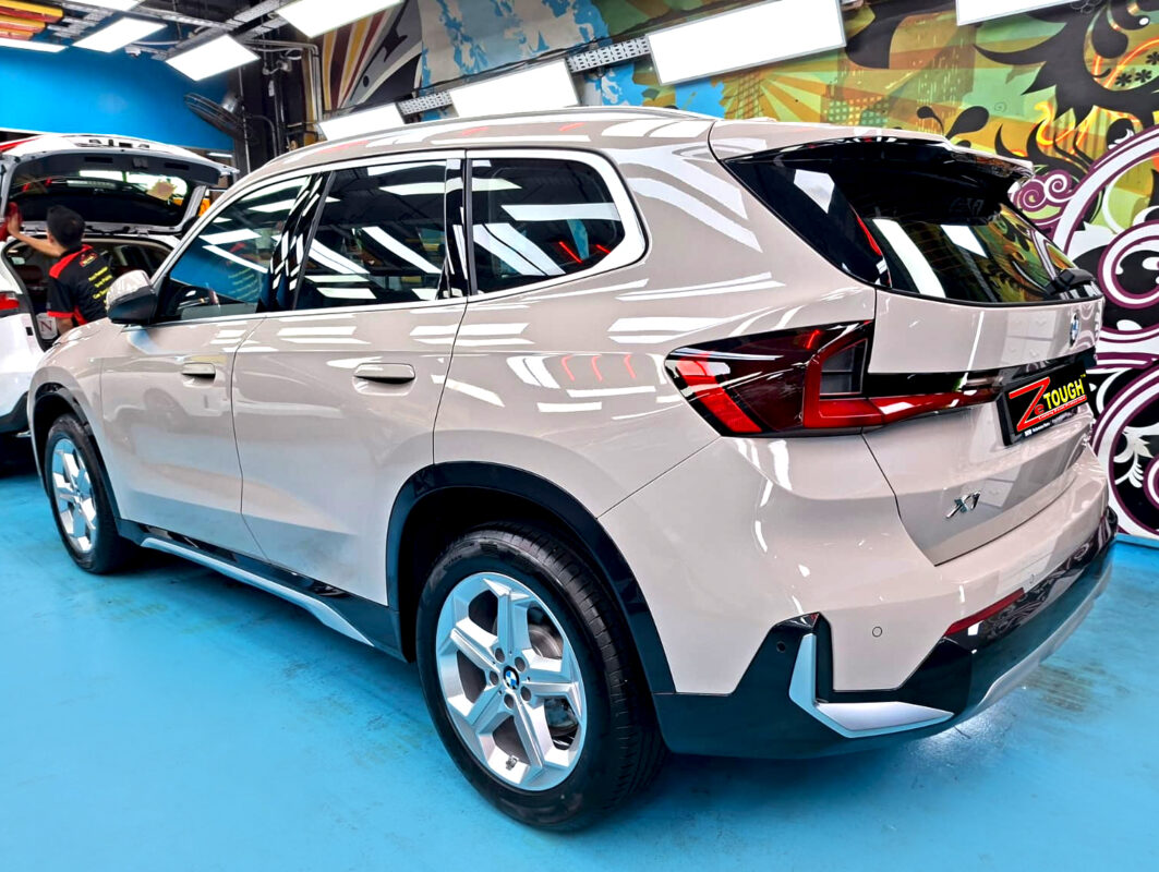 The BMW X1 after its ZeTough coating.