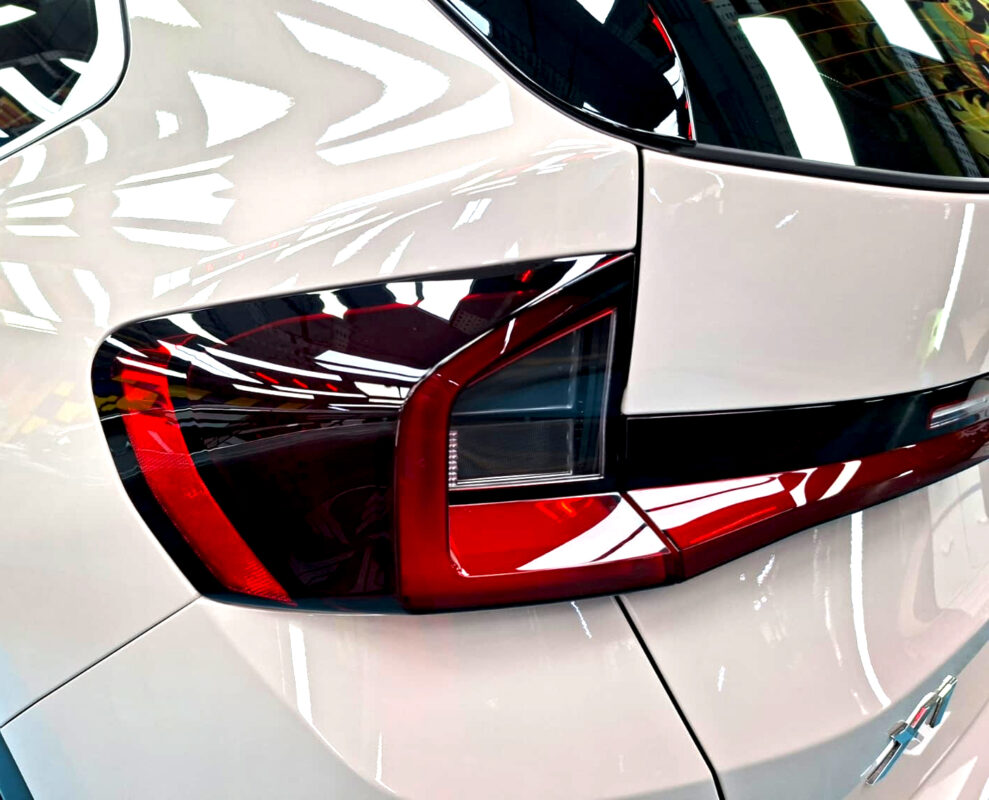 The finished BMW X1, glossy and protected.