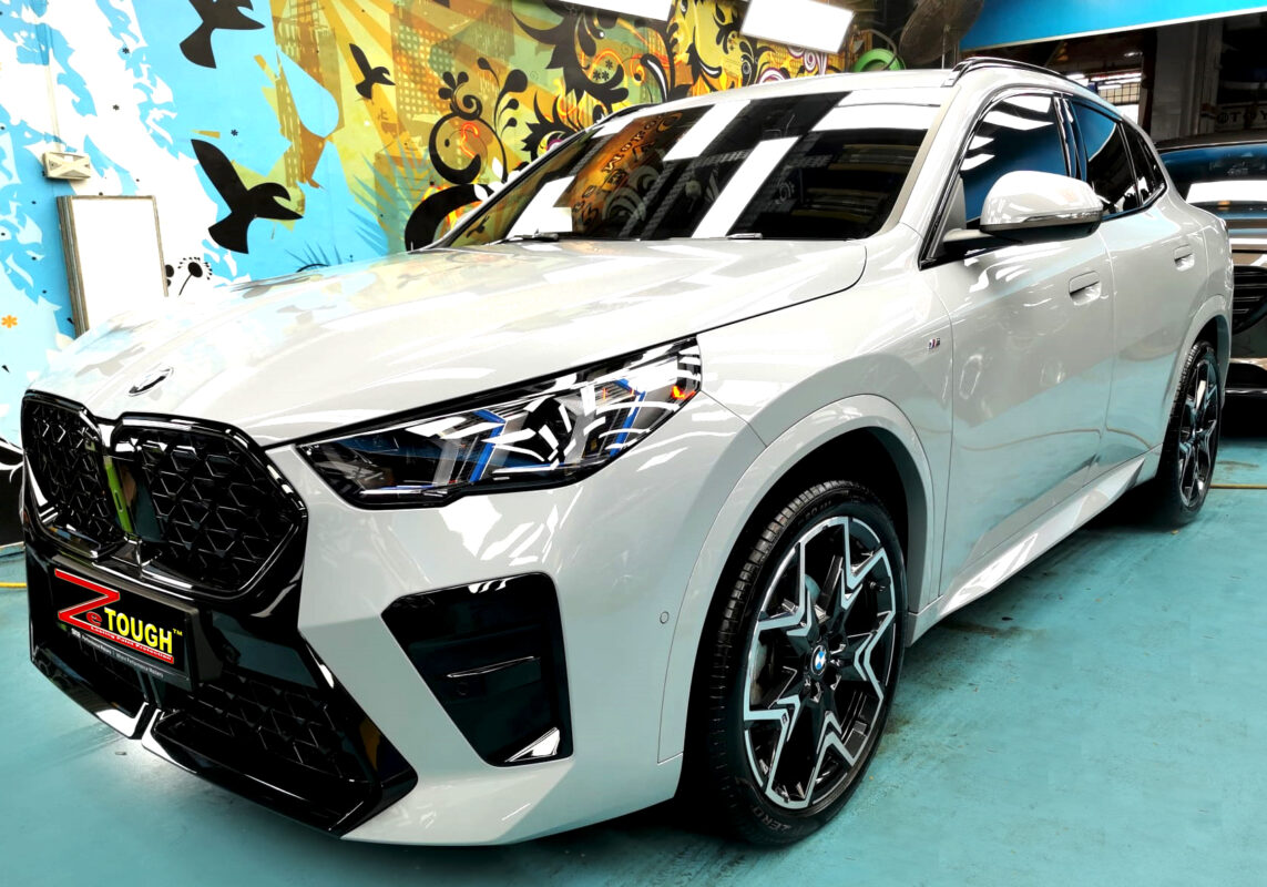 BMW X2, glossy after its ZeTough Ceramic coating.