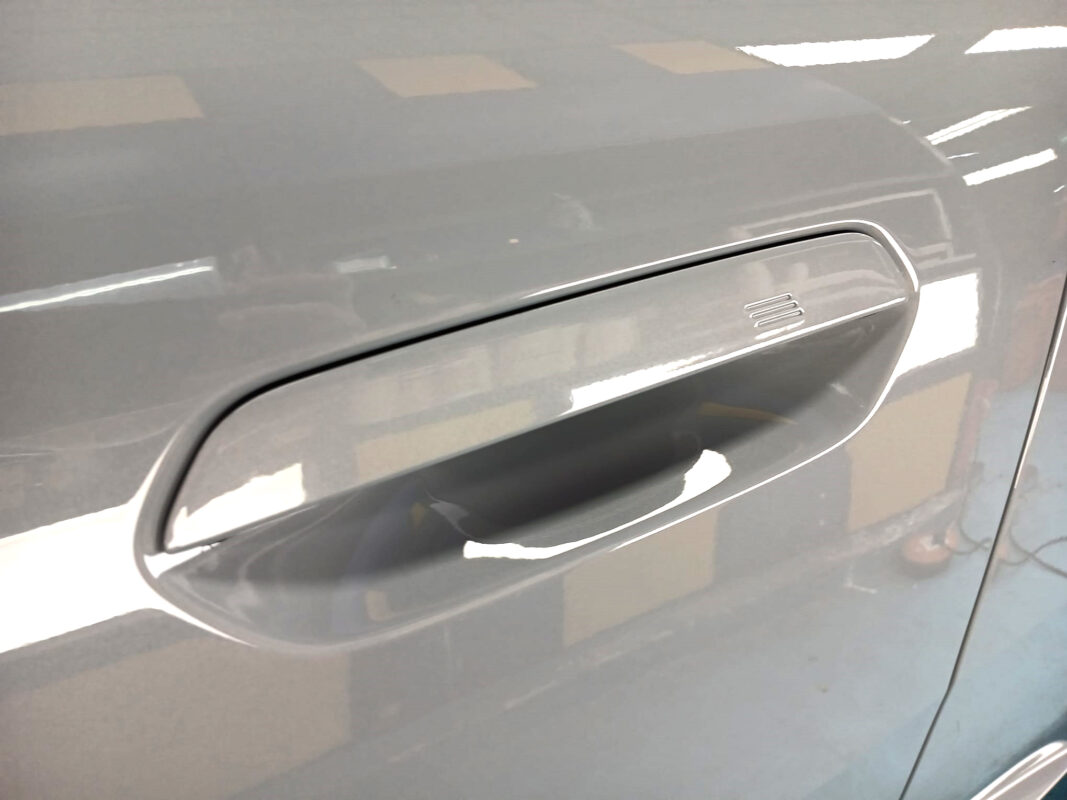 Rear quarter of the BMW X2, glossy and protected.