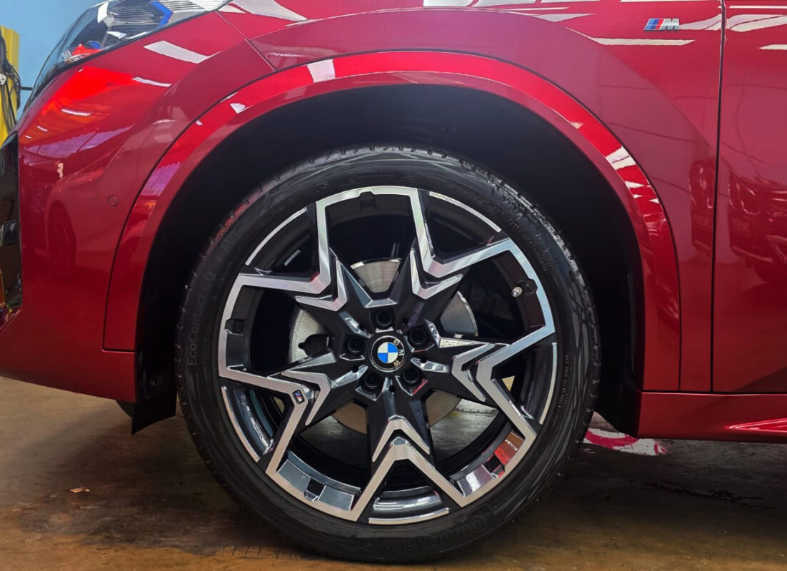 The BMW X2, finished and ready for collection.