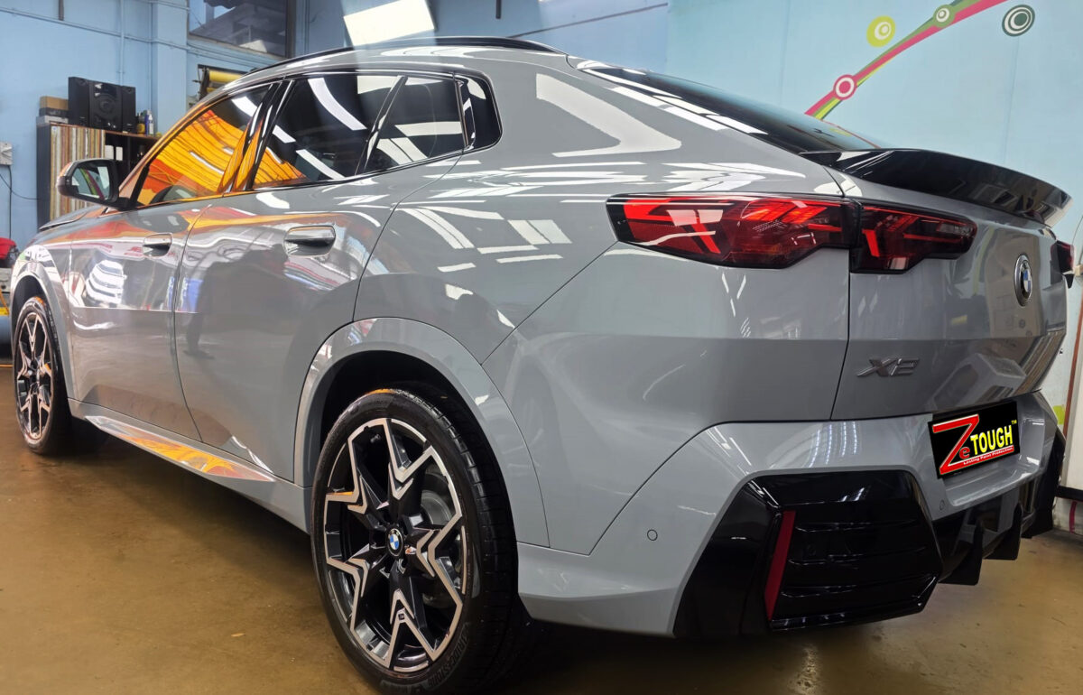 The BMW X2 after its ZeTough coating.