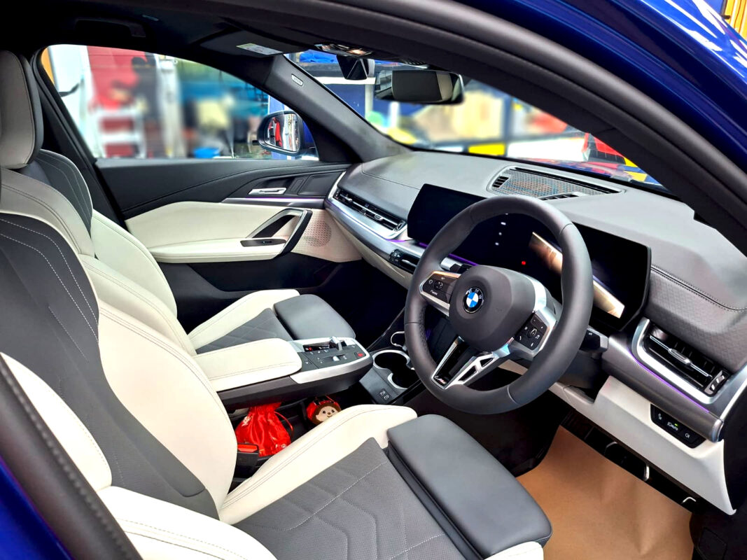 The BMW X2's protected, high-gloss finish.