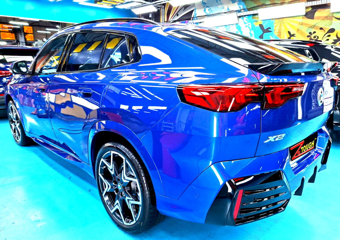 The BMW X2 after its ZeTough coating.