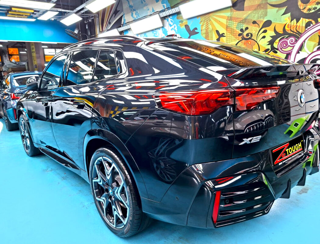The BMW X2 after its ZeTough coating.