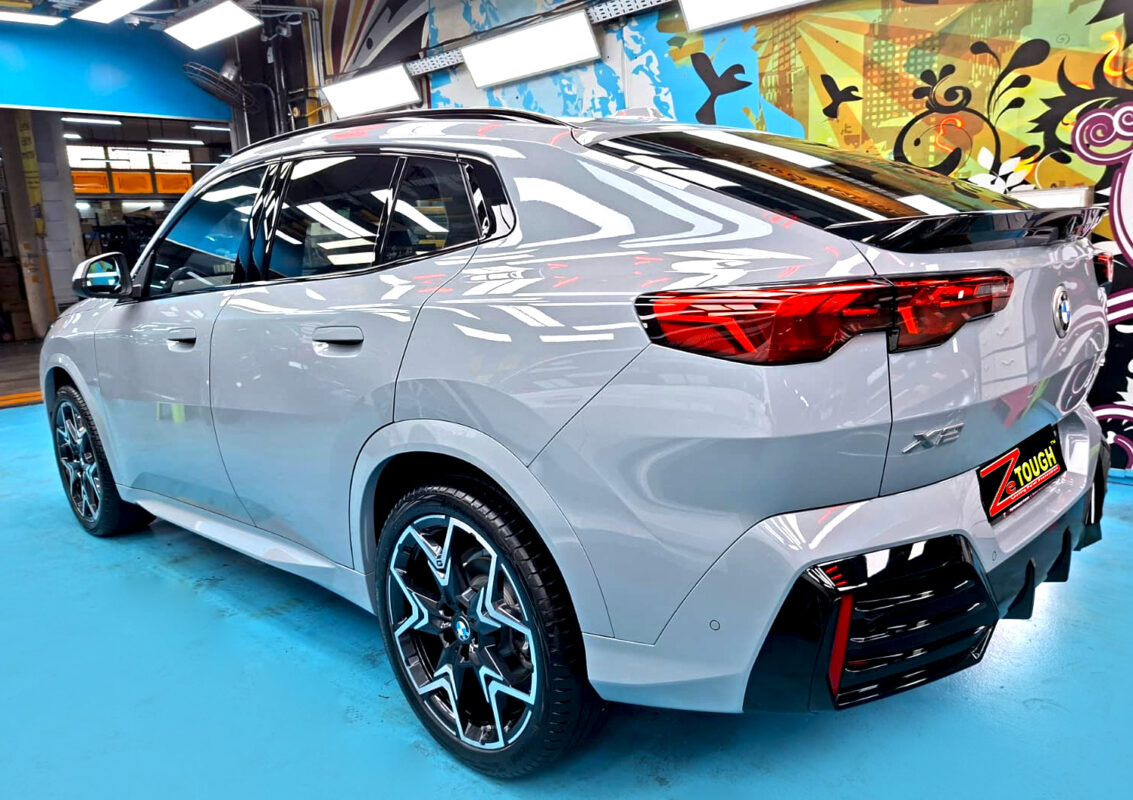The BMW X2 after its ZeTough coating.