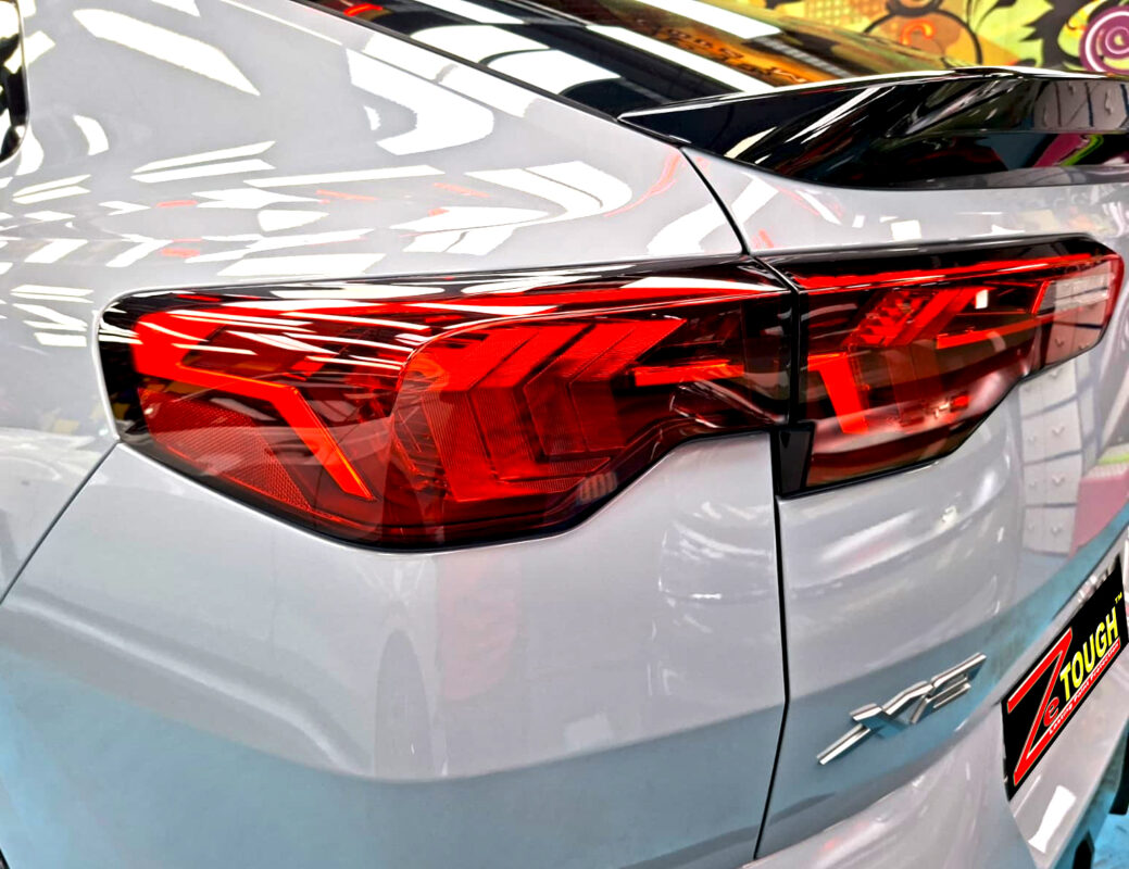 The finished BMW X2, glossy and protected.